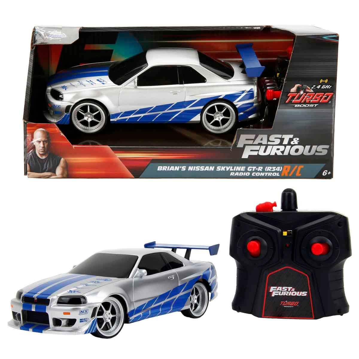 1/24 Diecast Furious and Fast Jada Skyline Nissan Brian's 【値引き】FAST&FURIOUS Brian's Gt-R Skyline Nissan ホビーラジコン