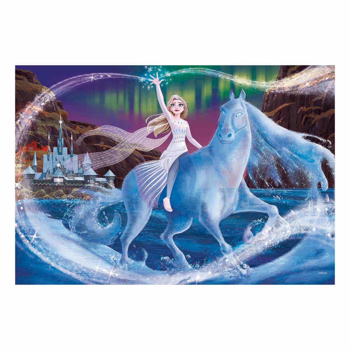 104 Parça Karanlıkta Parlayan Puzzle: Frozen 2 Supercolor | Toyzz Shop