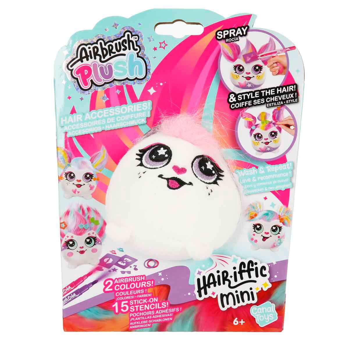 Airbrush Plush Hair'iffic Mini Saç Tasarımı Oyun Seti - Pinkie