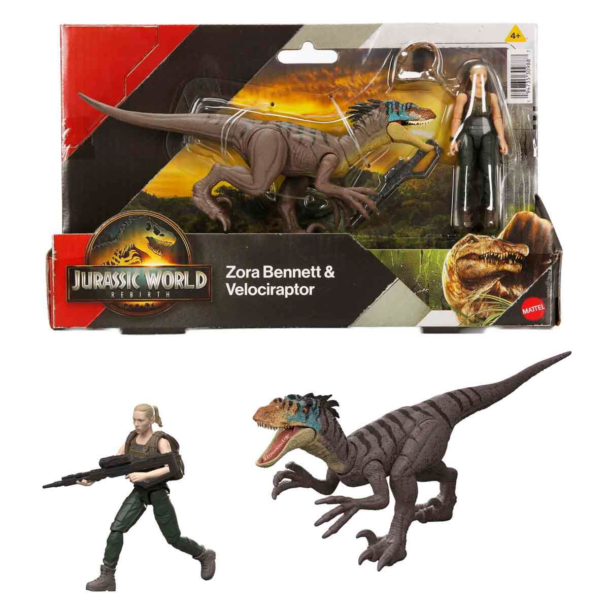 Jurassic World Rebith İnsan ve Dinozor Figürü Oyun Seti JGB82 - Dr