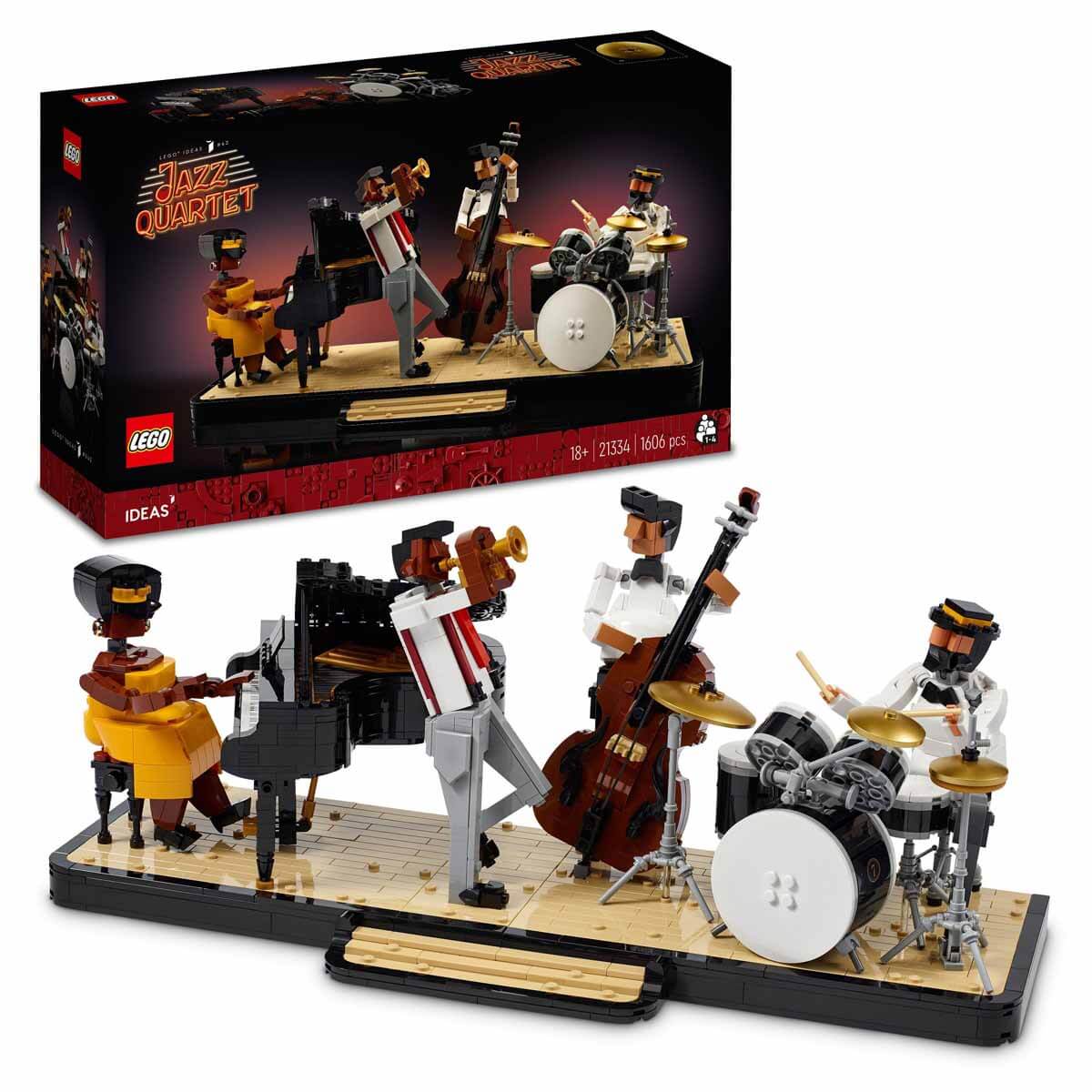 LEGO Ideas Caz Dörtlüsü 21334 - Müzik Tutkunu Yetişkinler için Yap