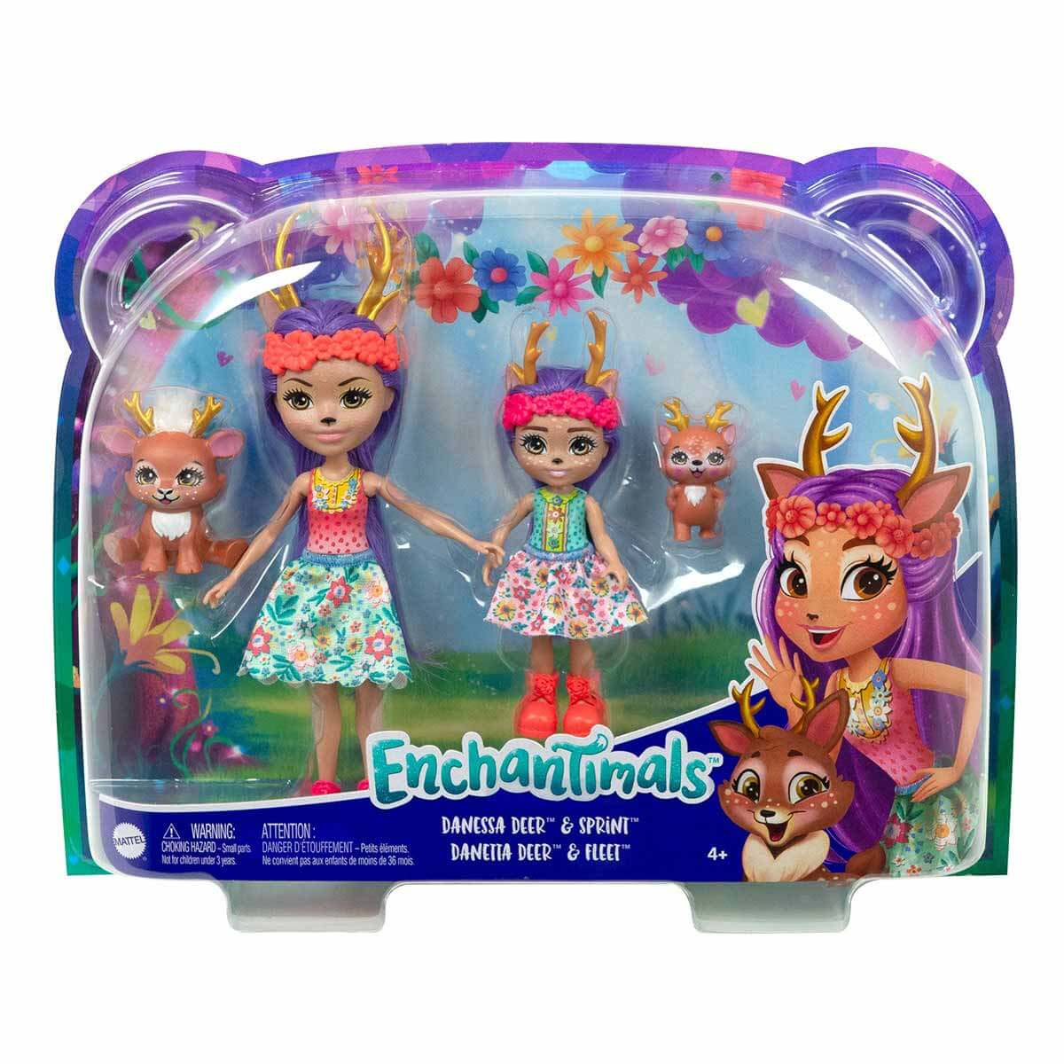 Enchantimals Kız Kardeş Bebekler Serisi HCF79 - Patter Peacock