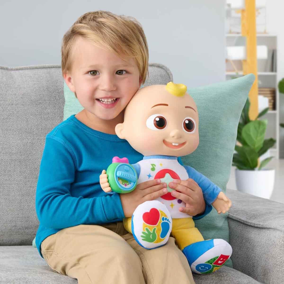 Sesli ve Işıklı Cocomelon JJ Peluş 32 cm CCM47000 | Toyzz Shop