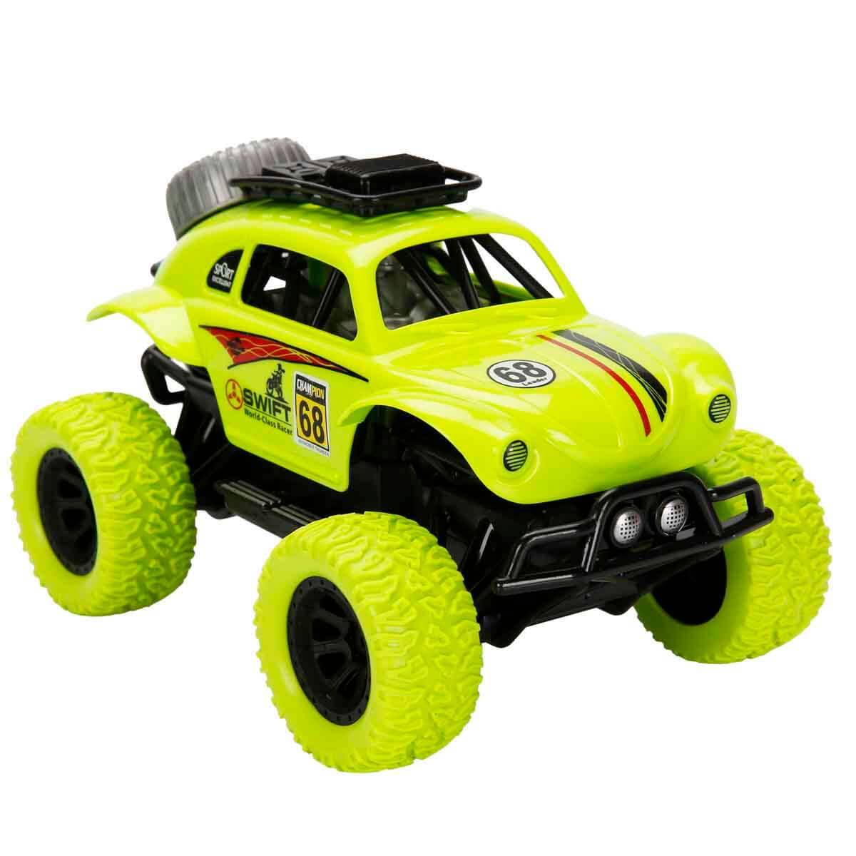 Sesli ve Işıklı Sürtmeli Arazi Aracı - Turuncu | Toyzz Shop