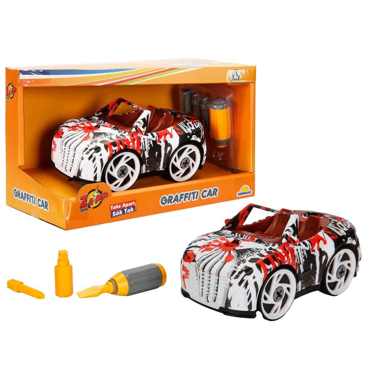 Zapp Toys Graffiti Desenli Sök Tak Araba - Renkli Desenli | Toyzz Shop