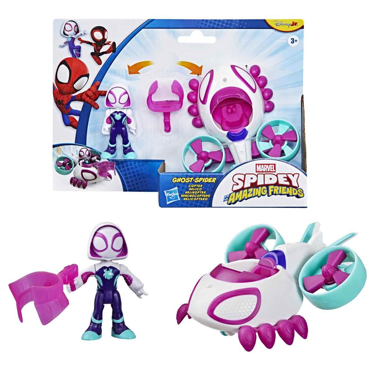Spidey And His Amazing Friends Aksiyon Figürü ve Araç Seti - Ghost