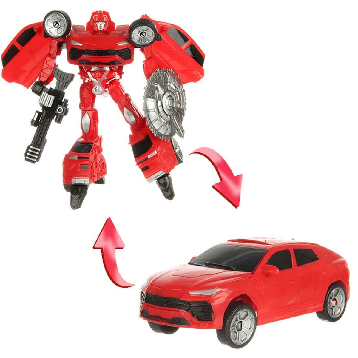 2in1 Warrior Arabaya Dönüşebilen Robot - Fast Flame - Mavi | Toyzz