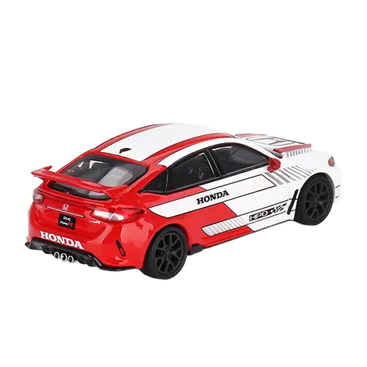 1:64 Mini GT Honda Civic TYPE R #2 2023 Pace Car White Diecast