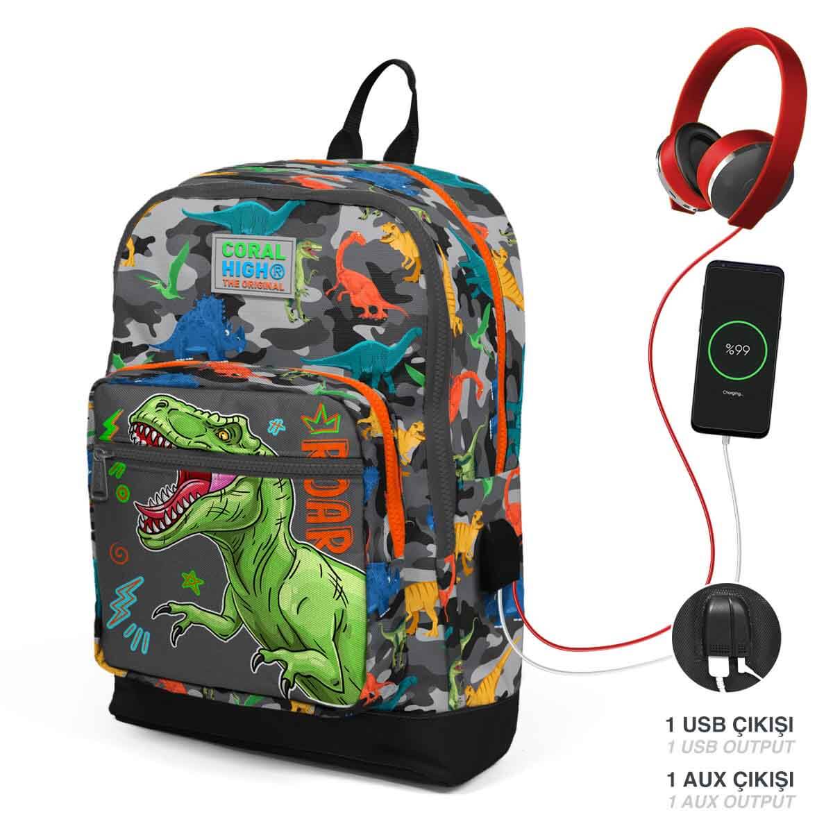 undefined - fc11e_Coral_High_Dinozor_Roar_USB_AUX_Soketli_Okul_Canta.jpg