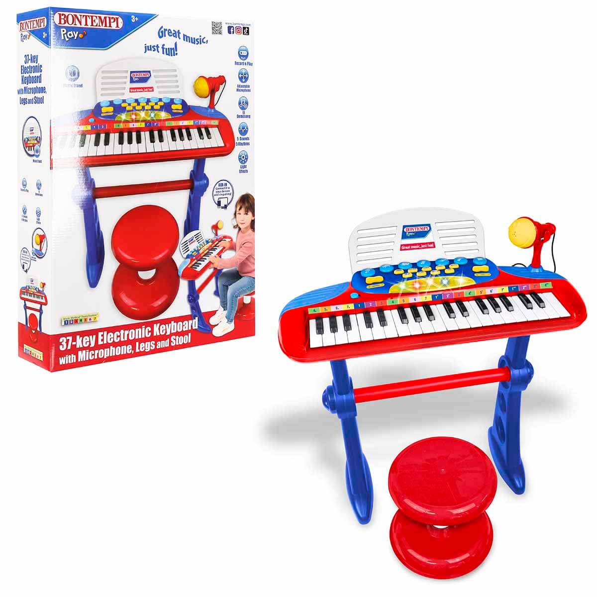 undefined - fc213_Bontempi_Isikli_Mikrofonlu_Elektronik_Tabureli_Org.jpg