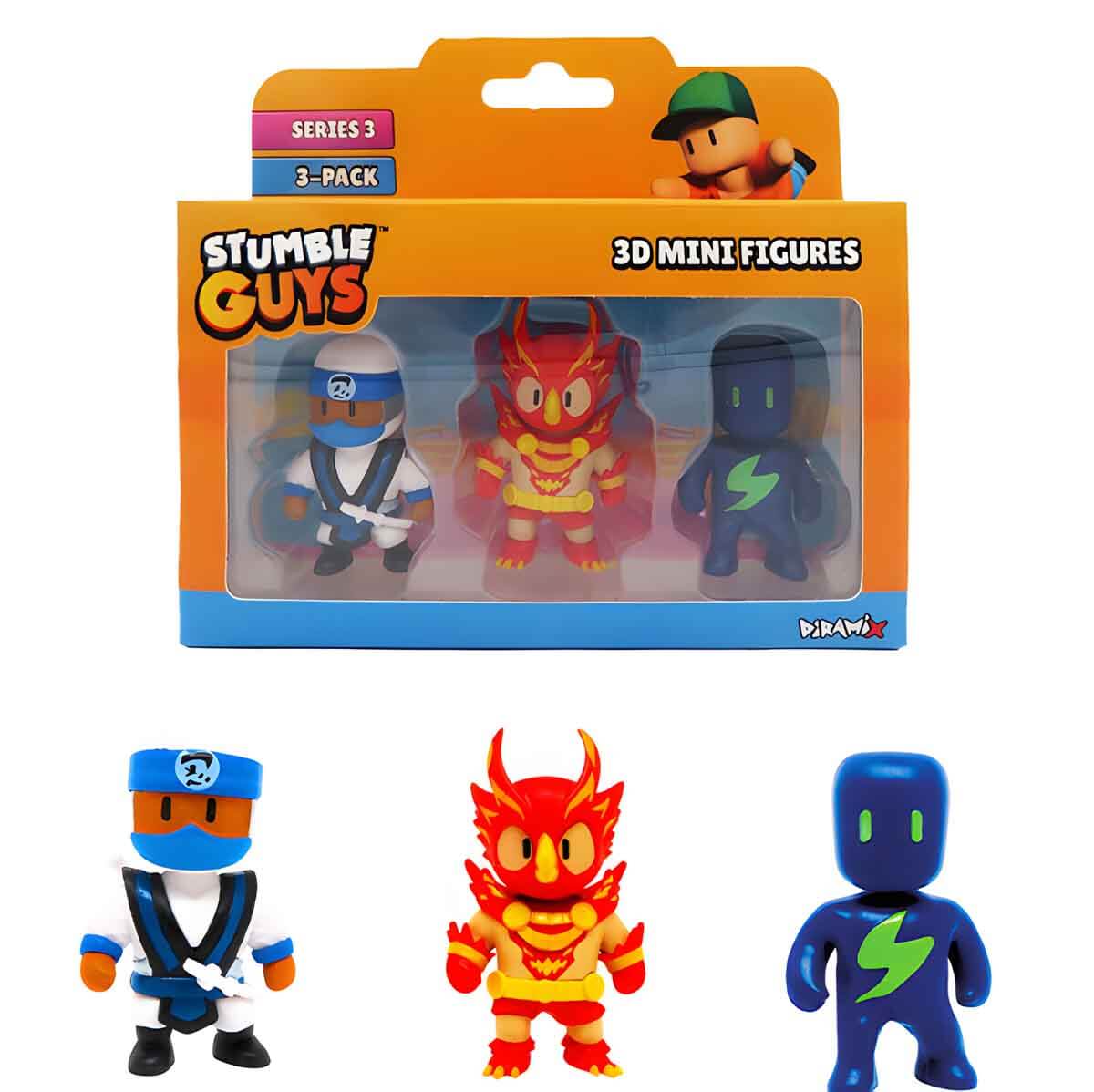 Stumble Guys 3'lü Mini Figür Seti S3 TUY23000 - Tanner - Oni