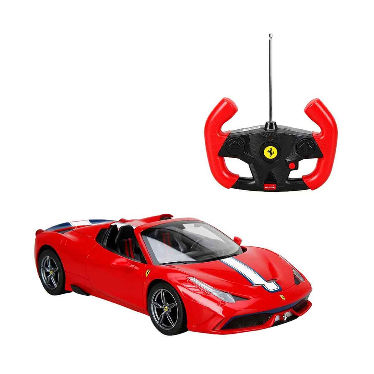 1:14 Ferrari 458 Speciale Uzaktan Kumandalı Işıklı Araba - Kırmızı
