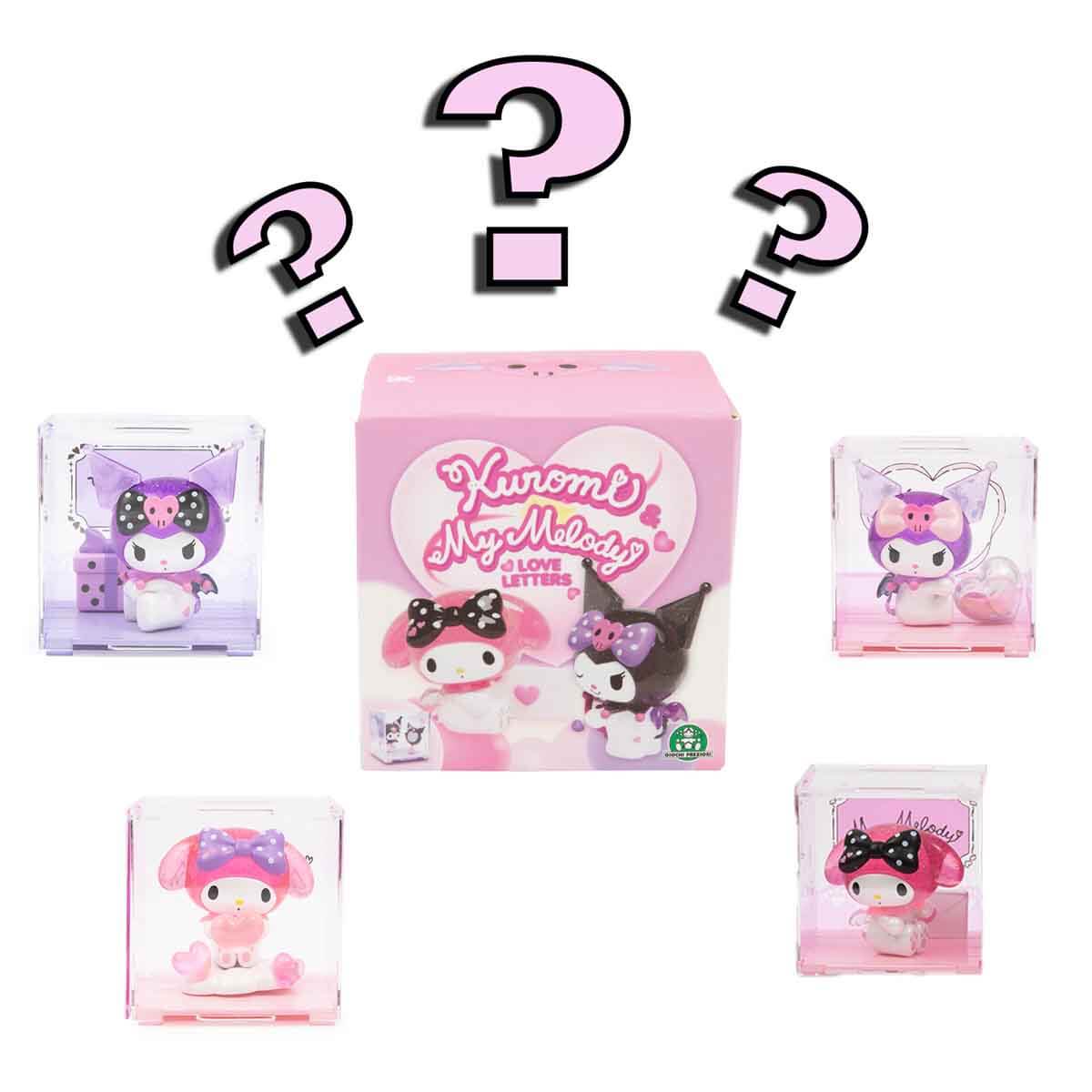 Hello Kitty Kuromi & My Melody Love Letters Mini Figür Sürpriz