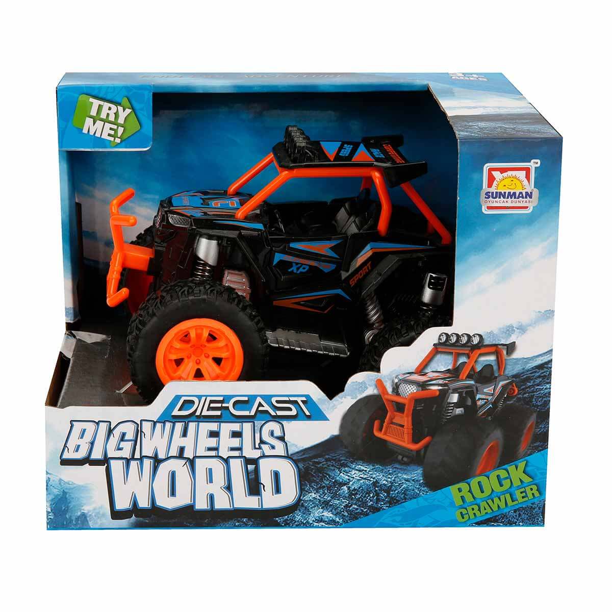 Rock Crawler Big Wheels Sesli ve Işıklı Araba 19 cm | Toyzz Shop
