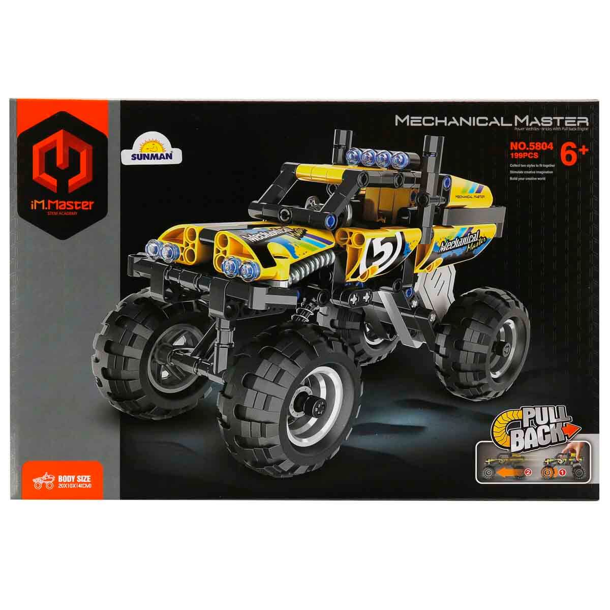 iM. Master Çek Bırak Sarı Arazi Aracı 199 Parça | Toyzz Shop