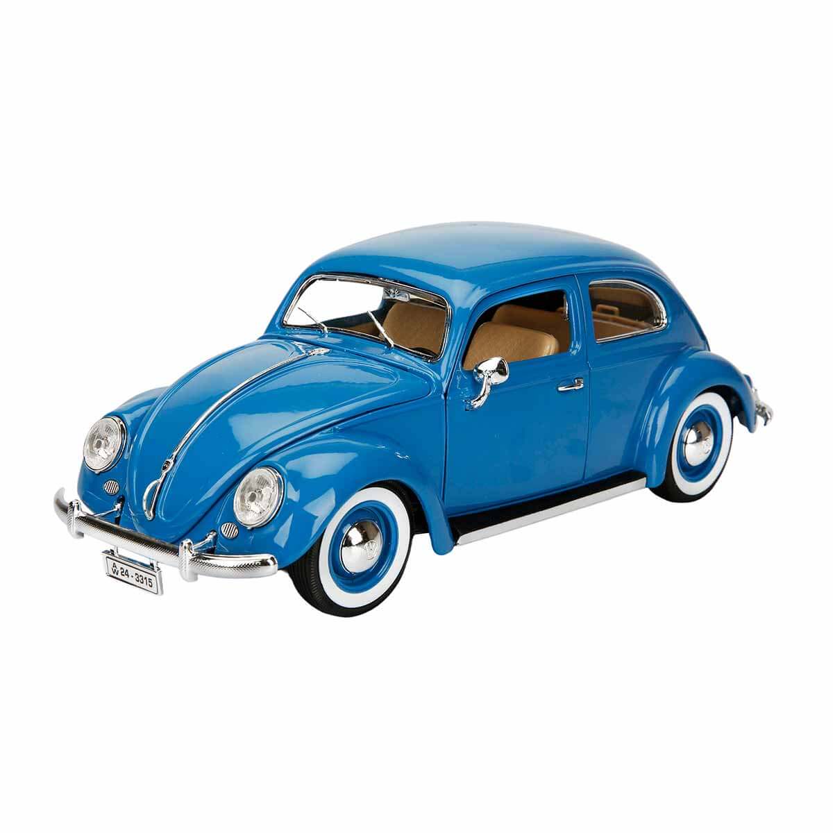 1:18 Volkswagen Kafer Beetle 1955 Model Araba - Mavi | Toyzz Shop